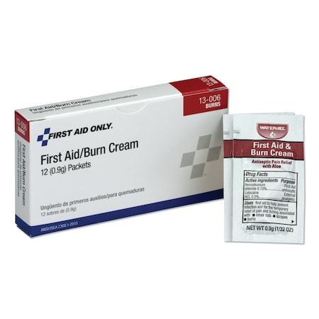 Physicianscare First Aid Kit Refill Burn Cream Packets, PK12 13-006
